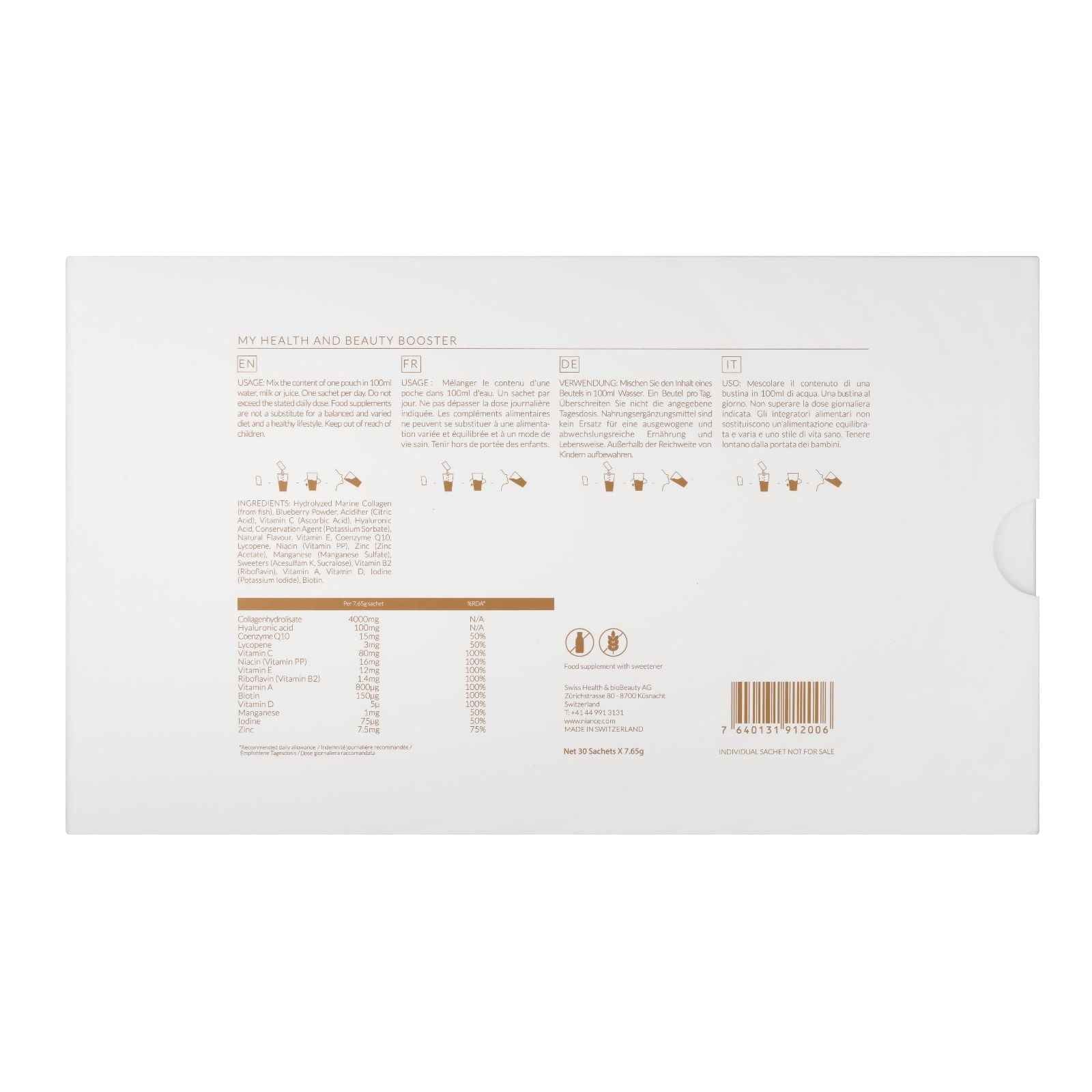 Premium Collagen-Hyaluron Beauty Booster 30 Sachets